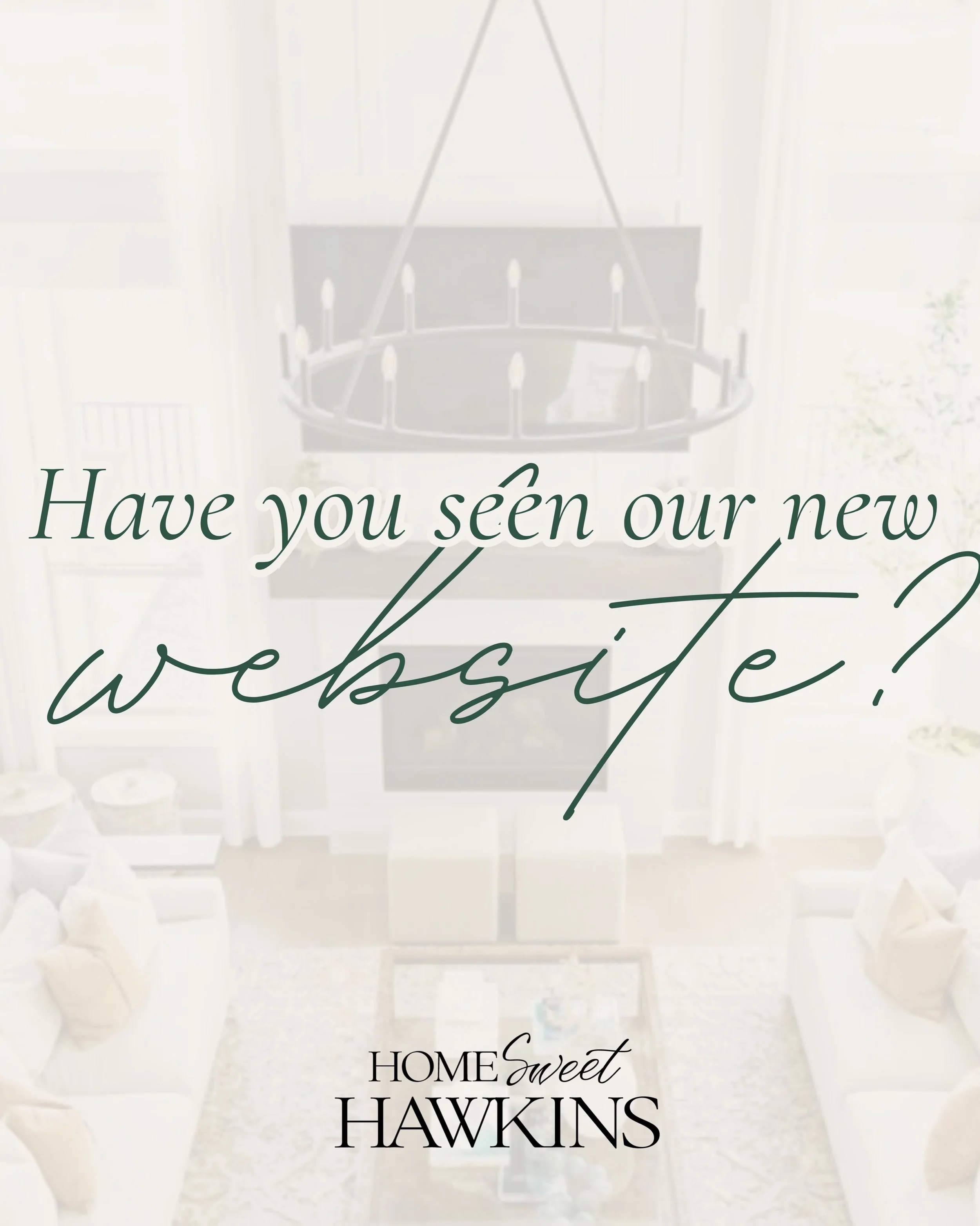 Have you heard the news?! We have our website back up and running and we couldn&rsquo;t be more excited! If you&rsquo;ve been wanting to learn more about Home Sweet Hawkins and all that we offer, we&rsquo;d love for you to take a look!! homesweethawk