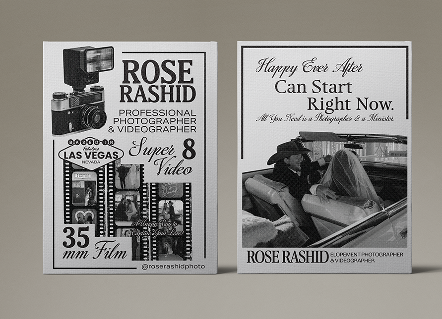 ROSE RASHID PHOTO | BRANDING | TYPOGRAPHY | POSTER DESIGN | GRAPHIC DESIGN