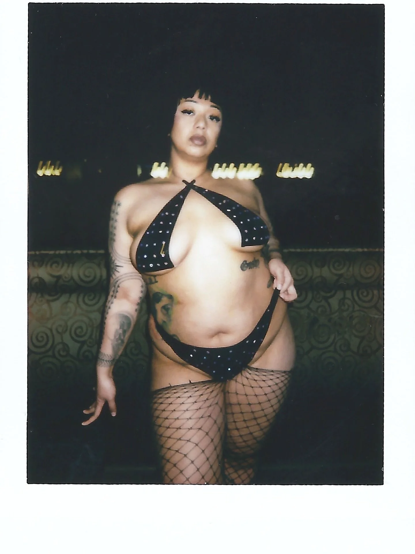 Miss gushy with the good 🧨🐱✨
Wearing our highwaisted diamond set! 
Available in black, white, and pink!