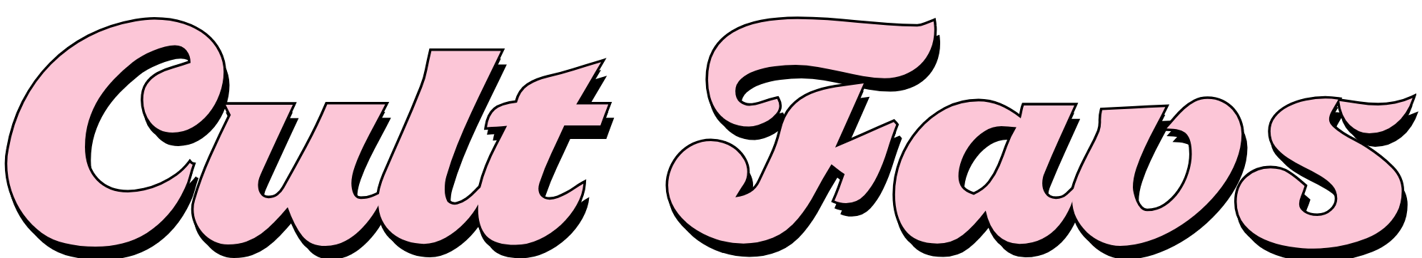 The words 'Cut Flaws' written in large, pink, cursive font on a black background.
