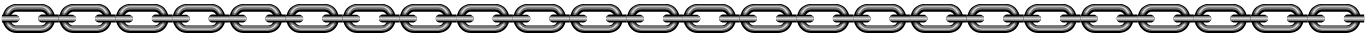A black background with a repeating pattern of white chain links at the top and bottom.