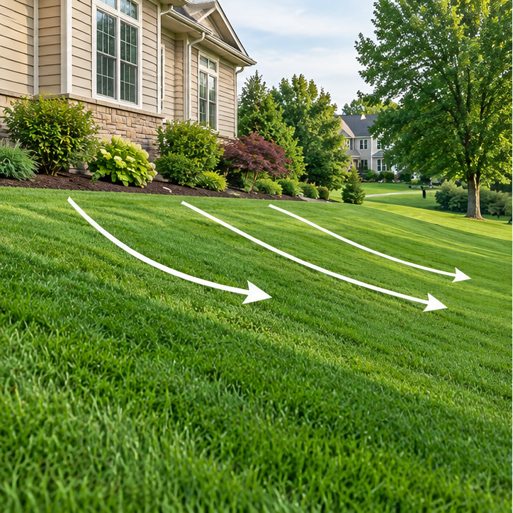 Yard grading and lawn preparation