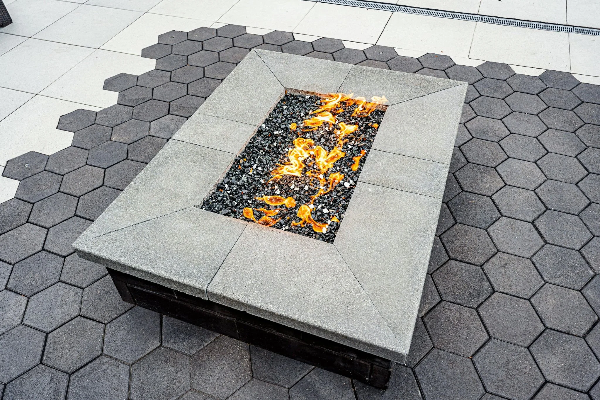 Stone fire place build, a nice way to bring family and friends together.