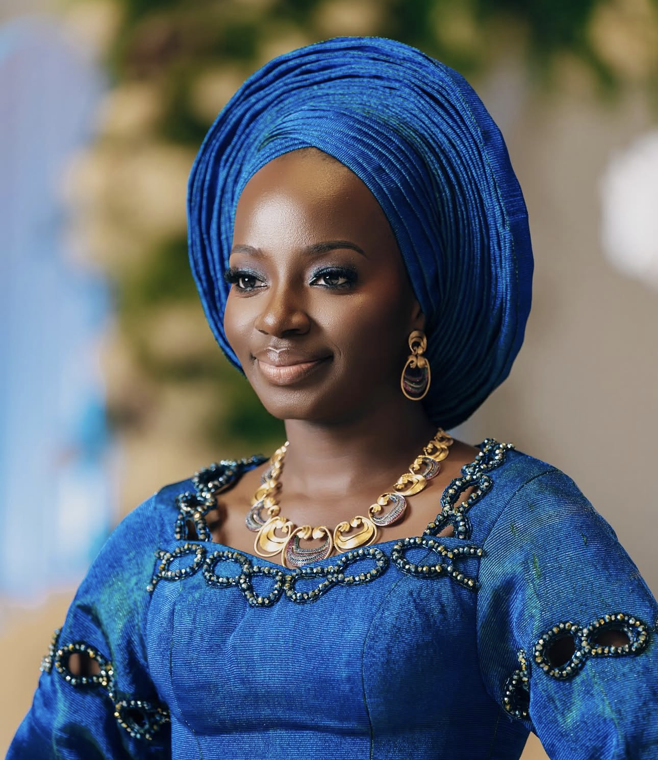 Nigerian bride with gele