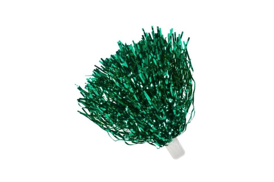 Metallic Streamer Spirit Poms