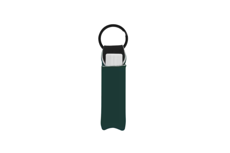 Neoprene Lip Balm Sleeve Keyring