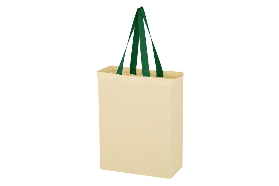 Natural 5 Oz. Cotton Canvas Grocery Tote Bag