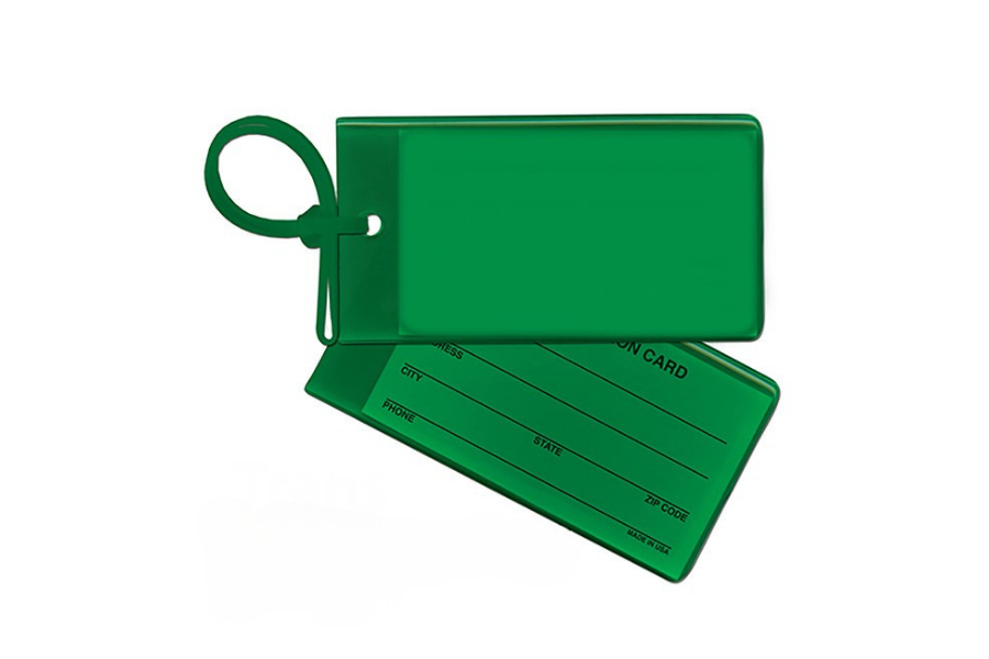 Vinyl Luggage Tag