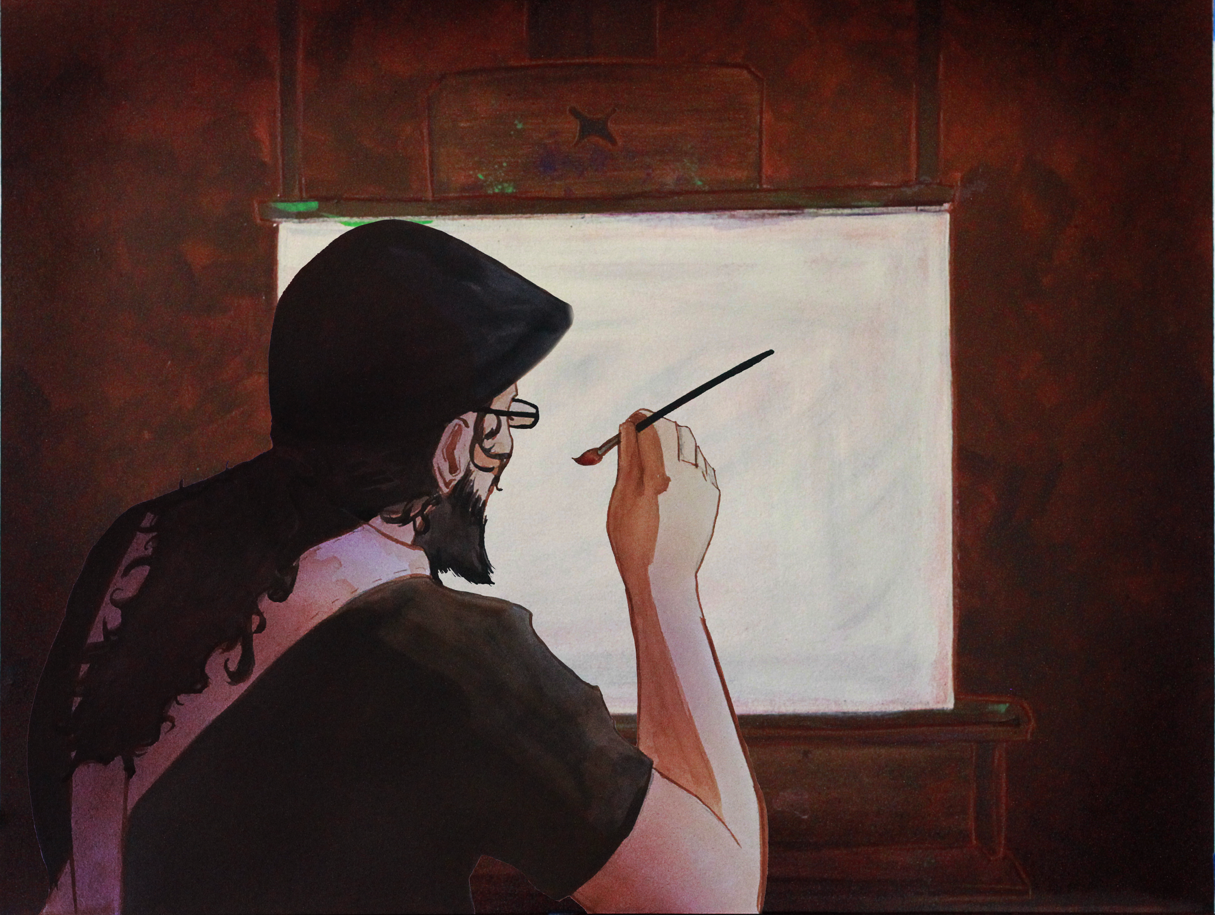 Death's Visage Mr. Painter's Movie Painting