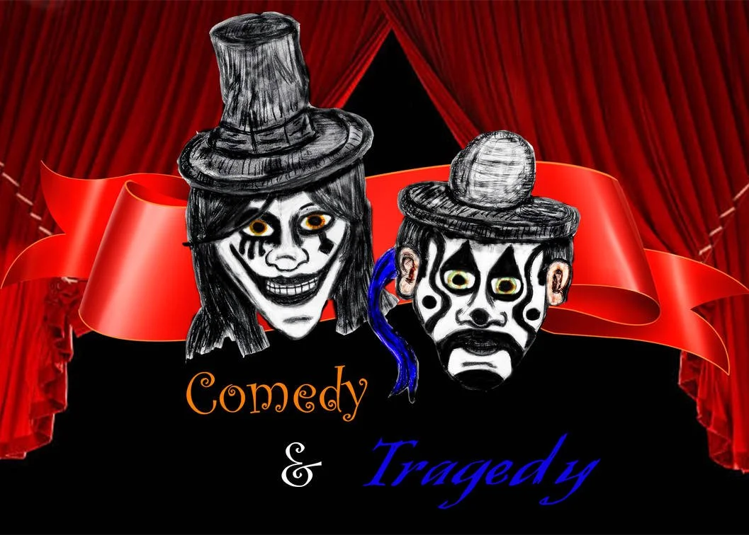 Comedy and Tragedy First Logo Art Print
