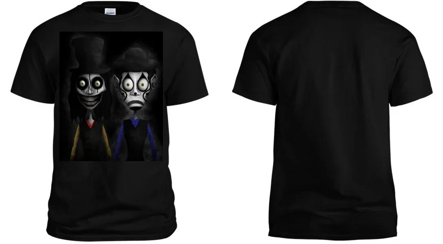 COMEDY AND TRAGEDY created by CreepToons T-Shirt