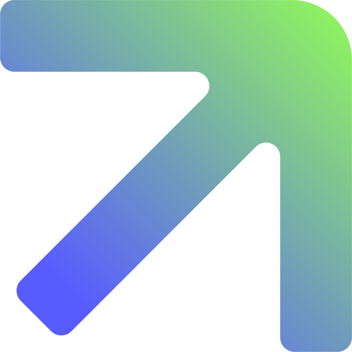 Abstract gradient background with shades of green and blue.