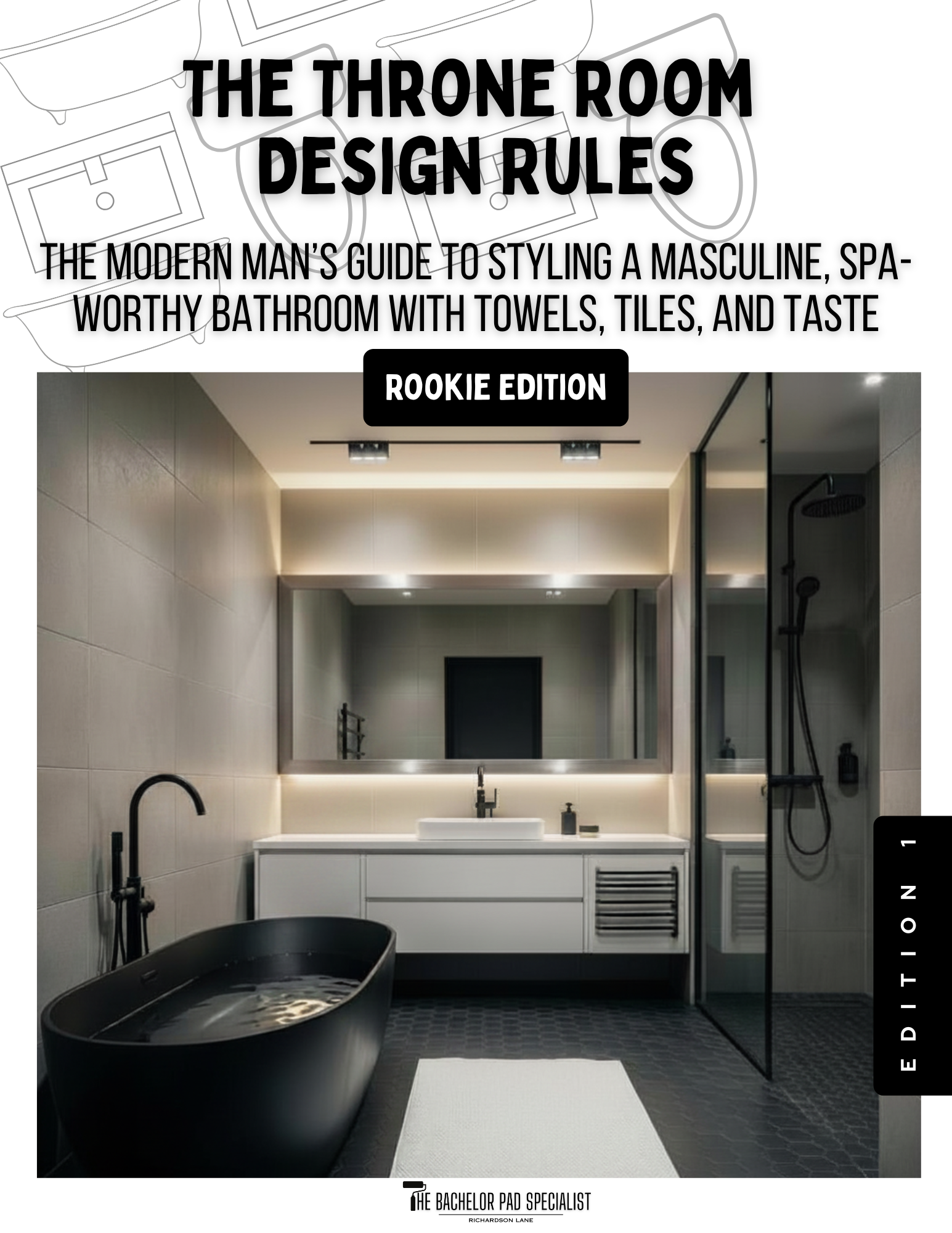 How To Style A Masculine Bathroom For Men