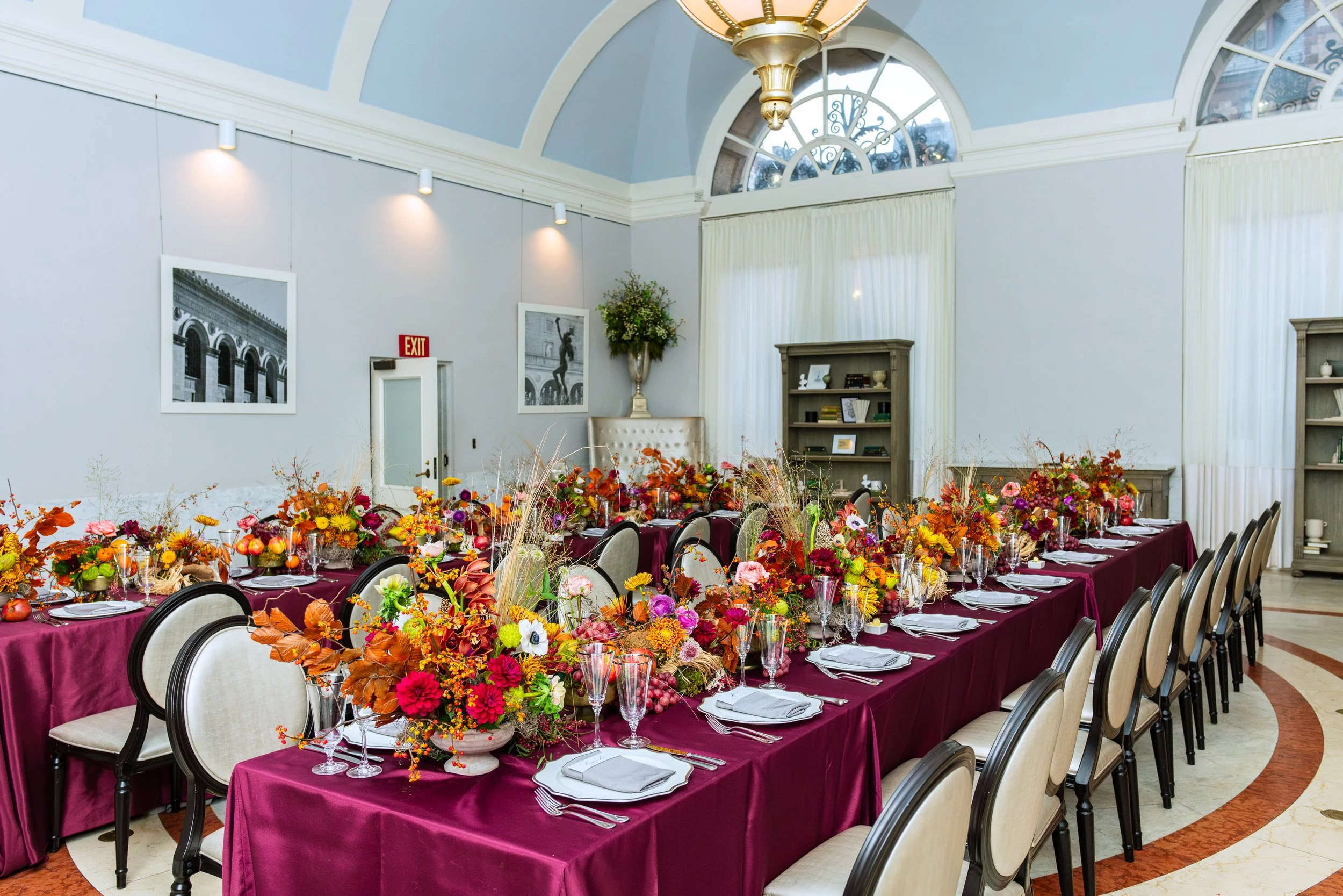 A Private Dinner at The Boston Library