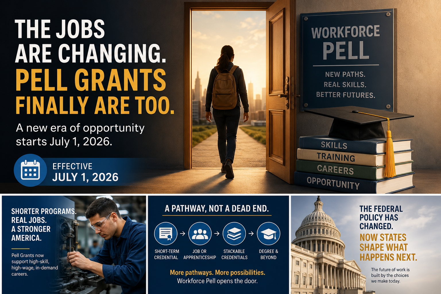 The Jobs Are Changing. Pell Grants Finally Are Too.