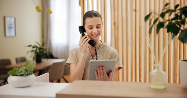 Staff have to step away from guest experience to answer the phone when an AI receptionist could handle it better