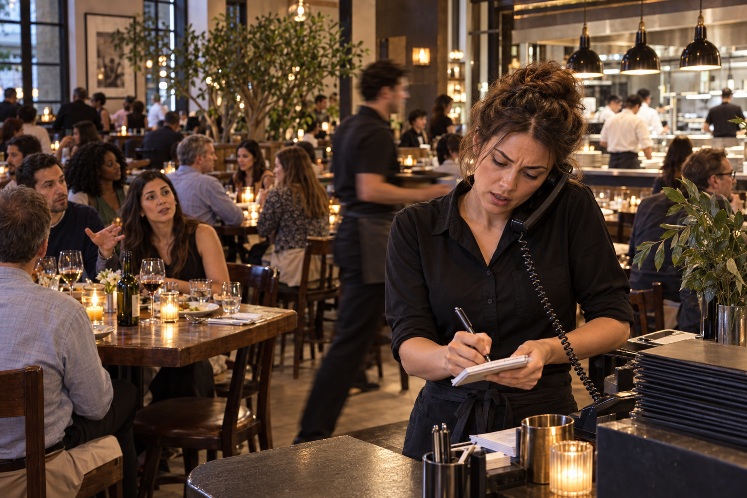Let an AI receptionist handle all the calls so your staff doesnt have to step away from giving guest experience