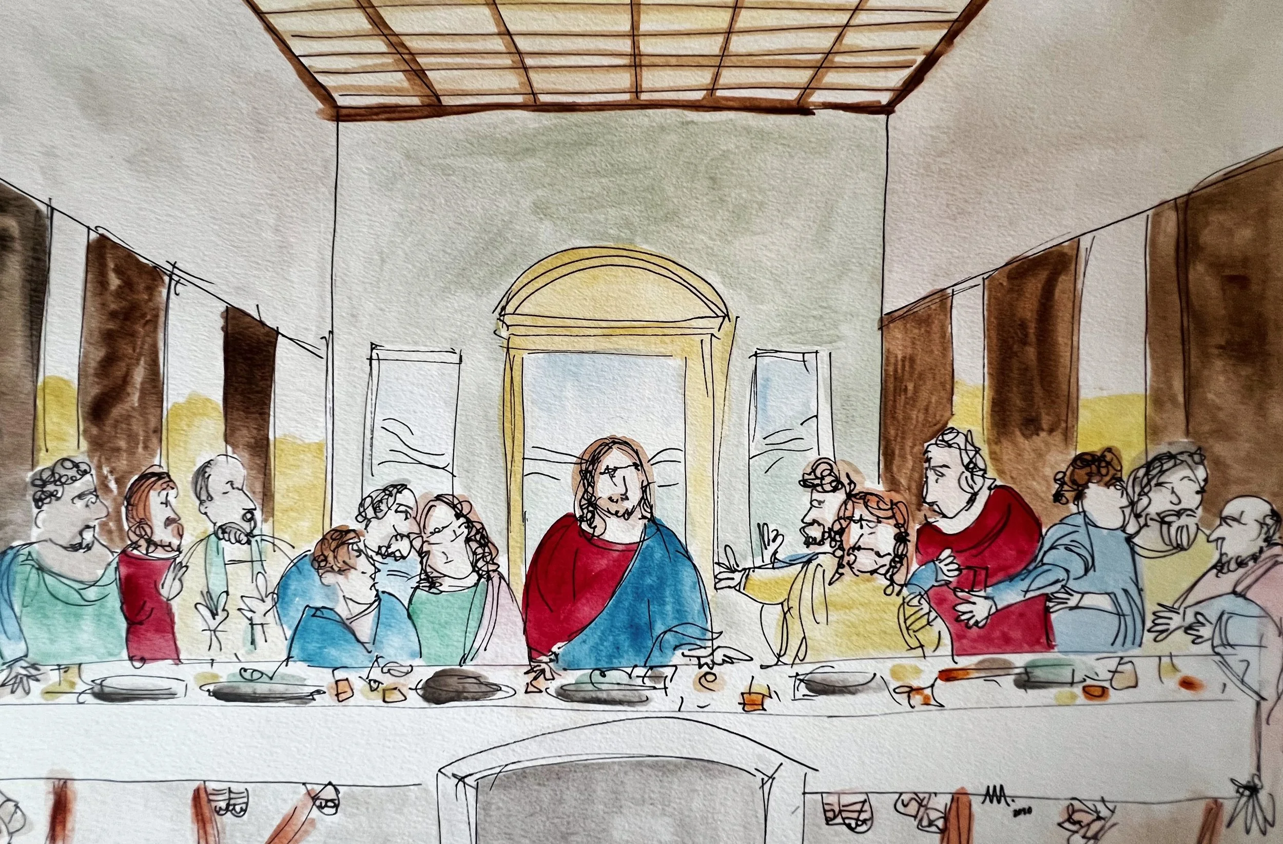 La última cena