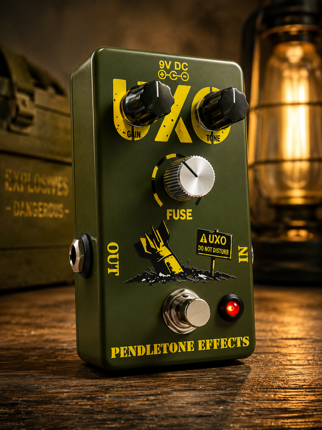UXO Overdrive Guitar Effects Pedal