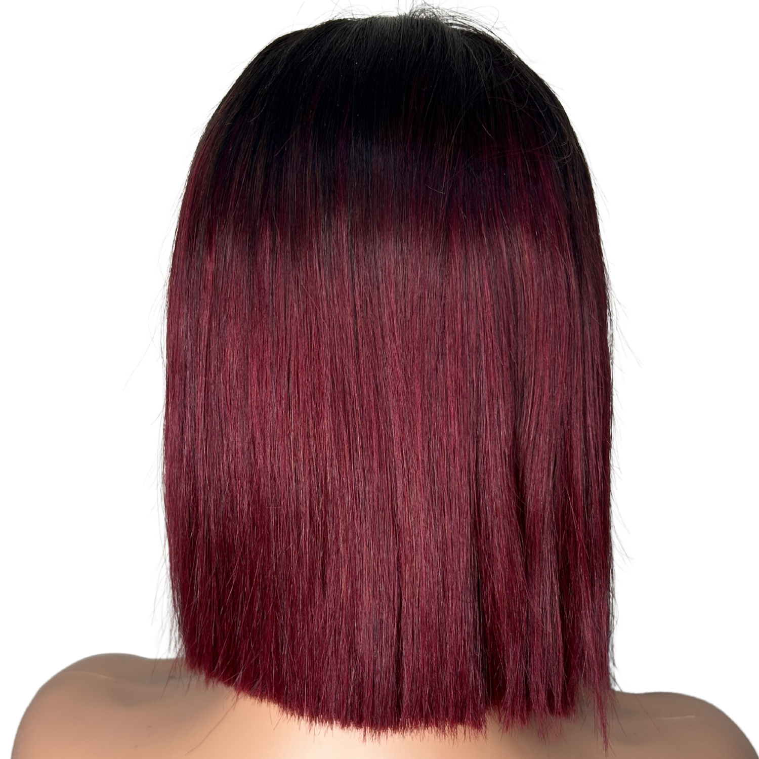 10” HD Lace Bob Wig | Burgundy Ombre (1B/99J)