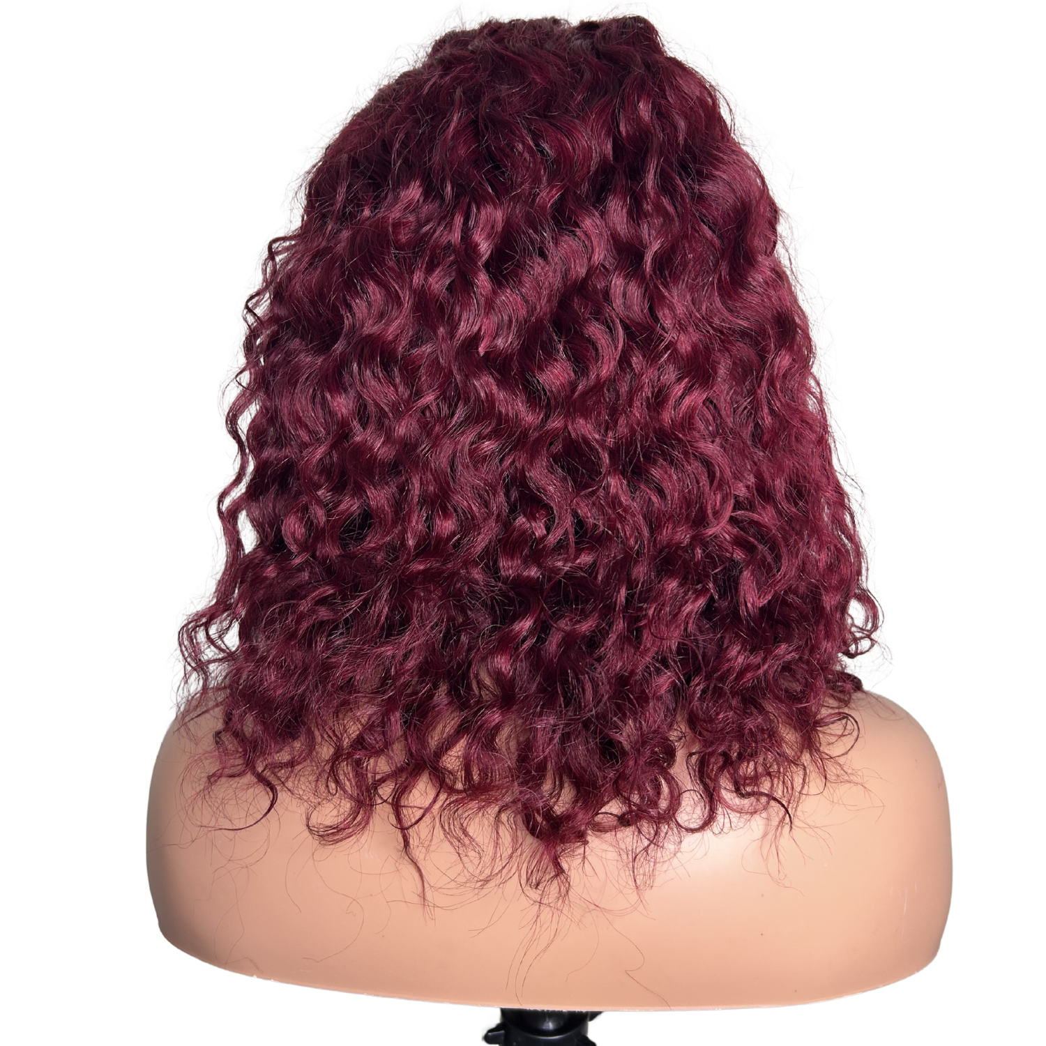 12” Water Wave 13x4 Frontal Wig | Burgundy 99J