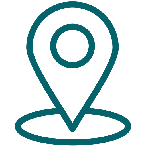 Symbol für Standort oder Ort auf einer Karte