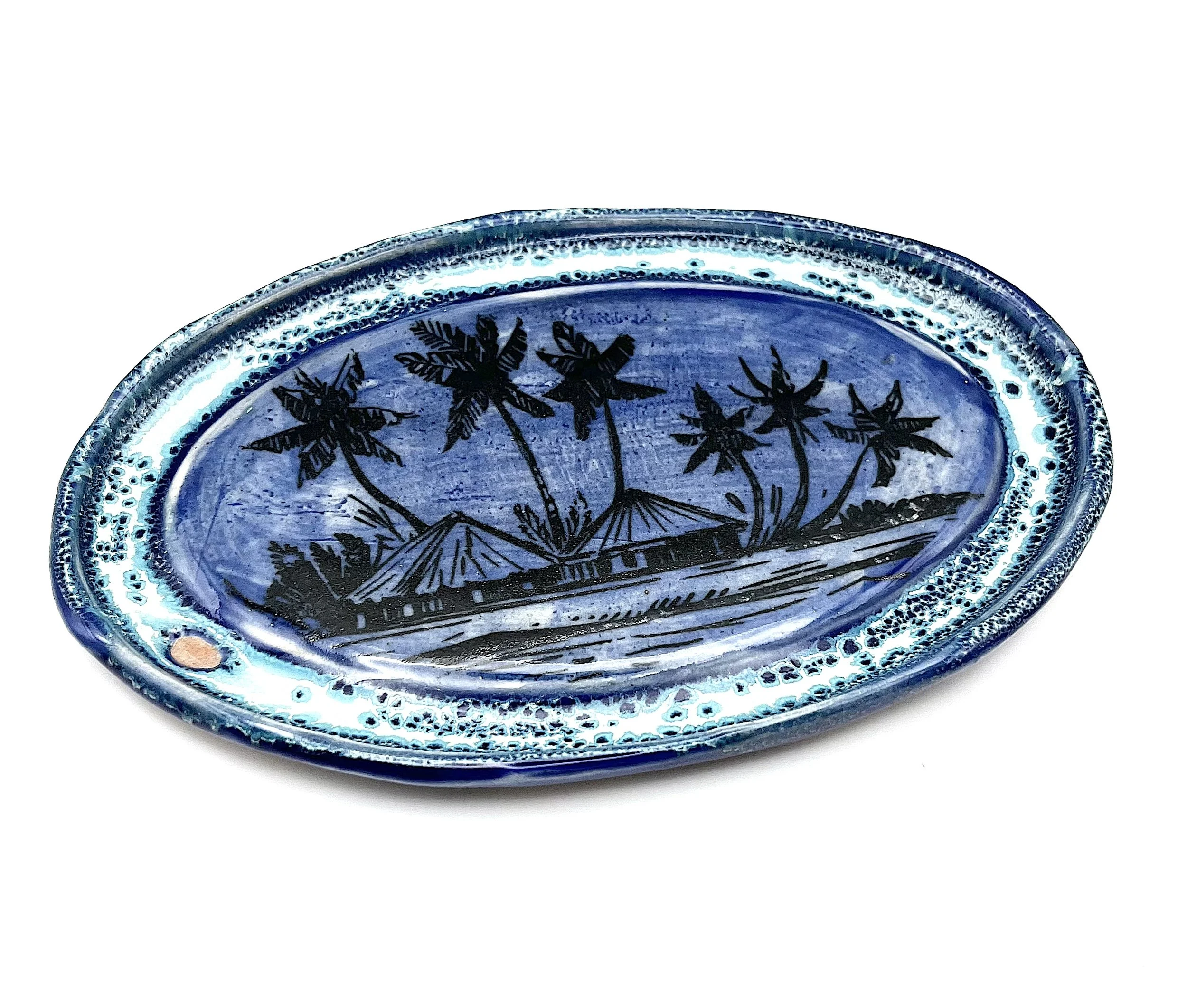 64. Small Tropical Plate $10