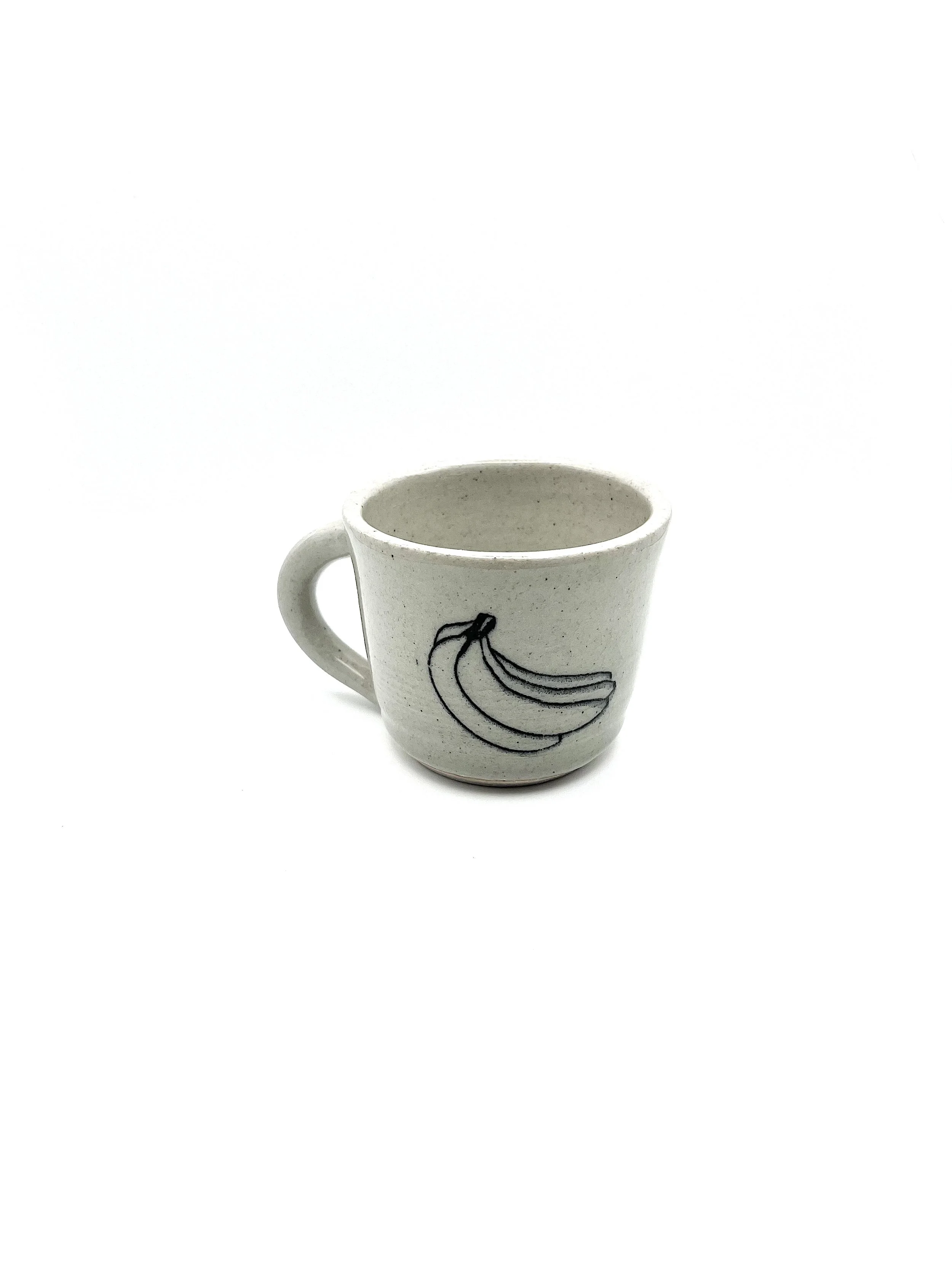 18. Apple and Banana Espresso Cup $8- SOLD