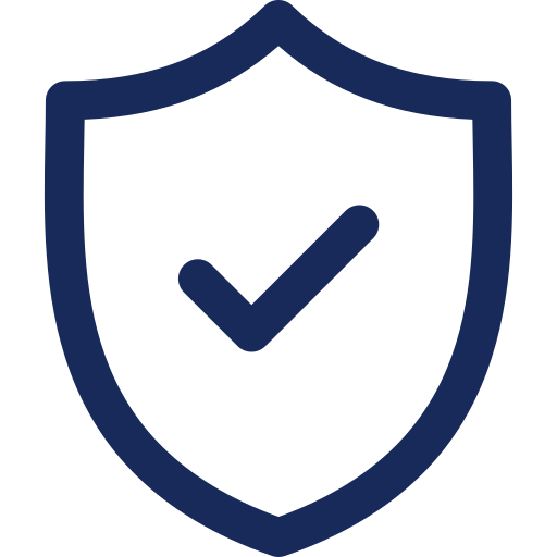 Shield icon with a checkmark inside