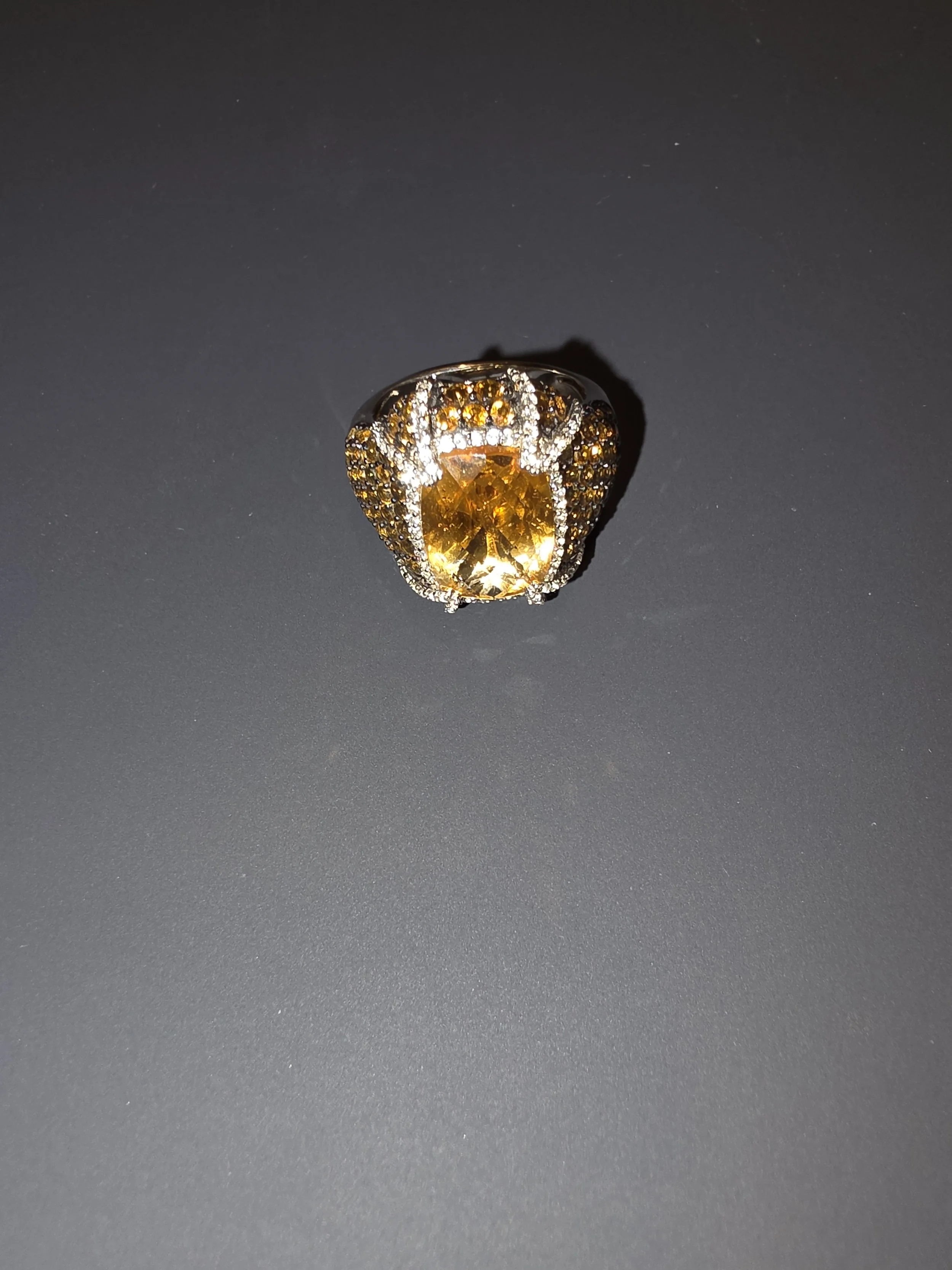 Sterling Silver Citrine ring