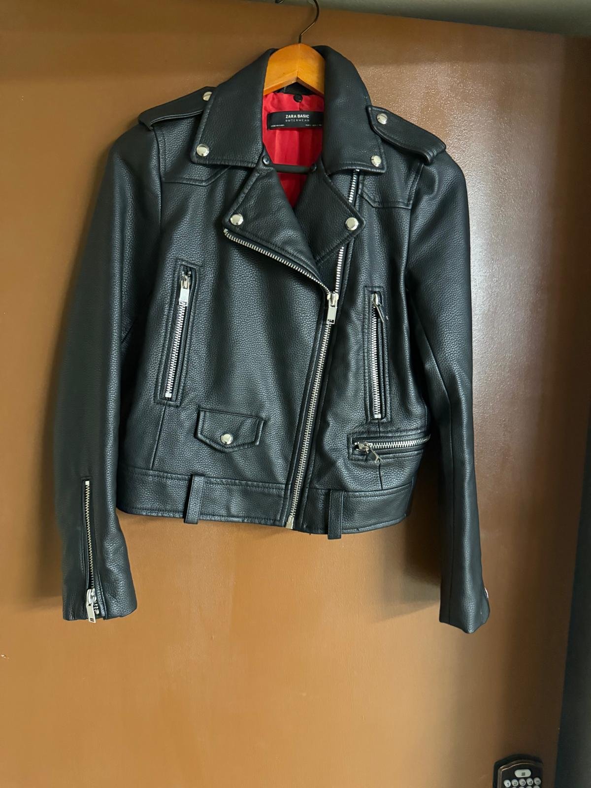 Zara Womens Faux Leather Jacket Size - Small-1.jpeg