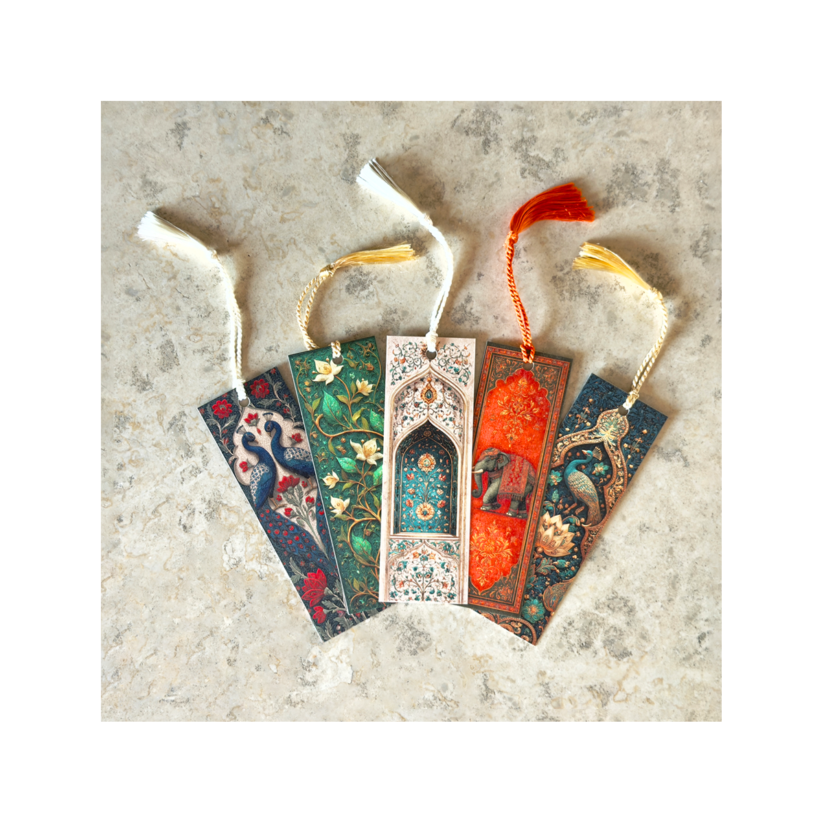 Ottoman Inspired Bookmarks - Set of 5