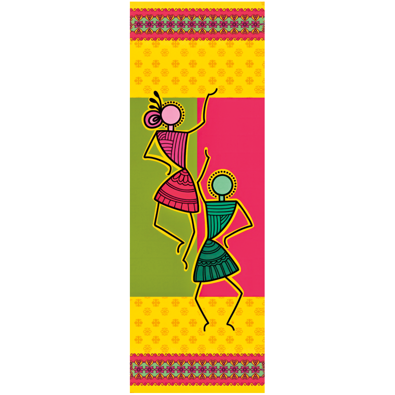 Couple - Warli Bookmark