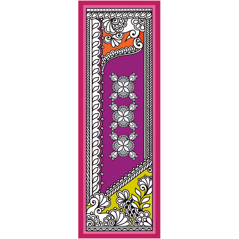 Swan - Madhubani Bookmark