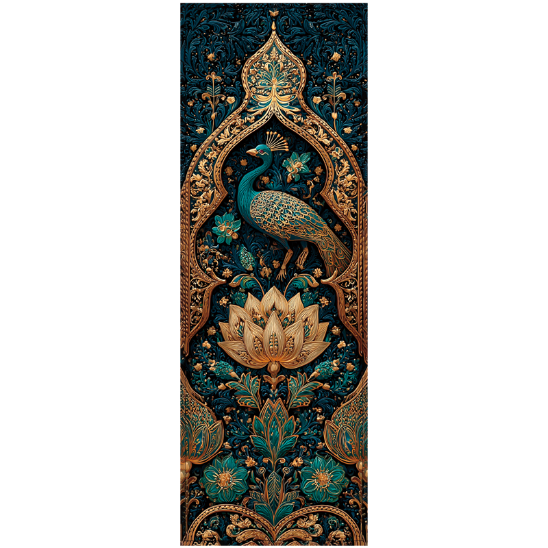 Lotus & Peacock - Ottoman Inspired Bookmark