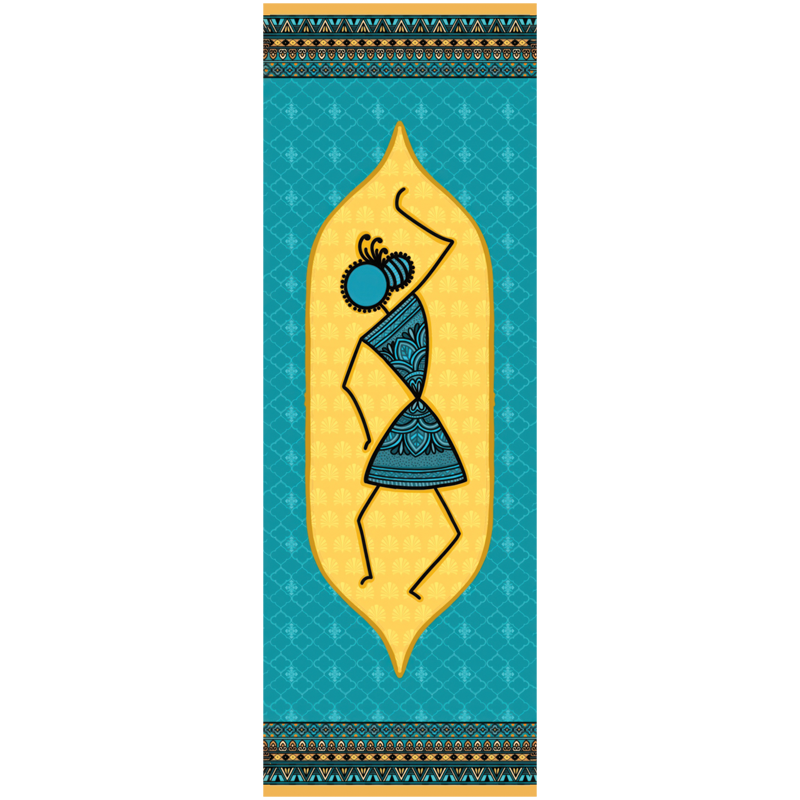 Turquoise - Warli Bookmark