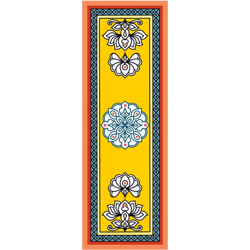 Floral - Madhubani Bookmark