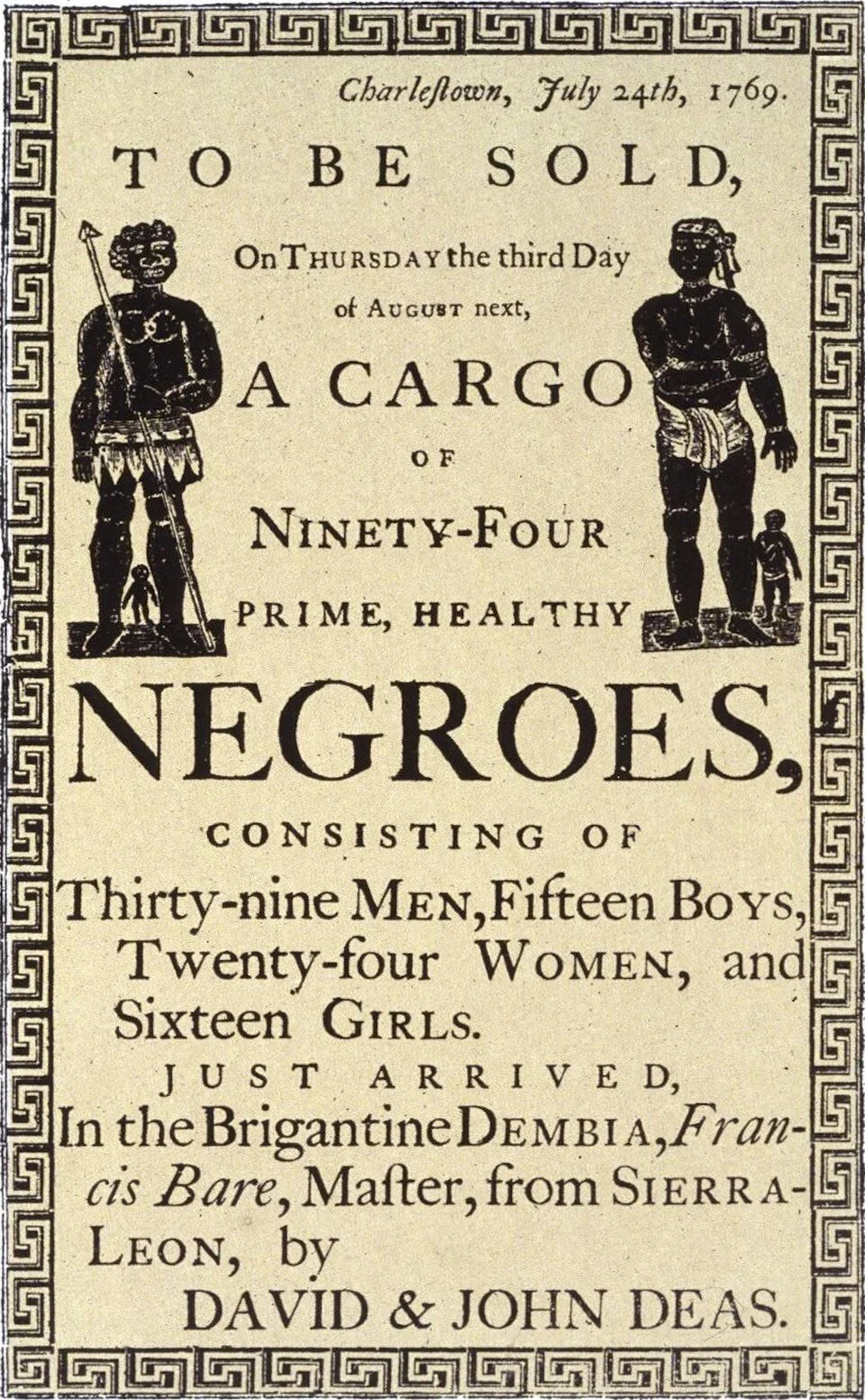 Historical Slave Auction Ad - Reparations - National Museum of African American History and Culture - Capital and Race