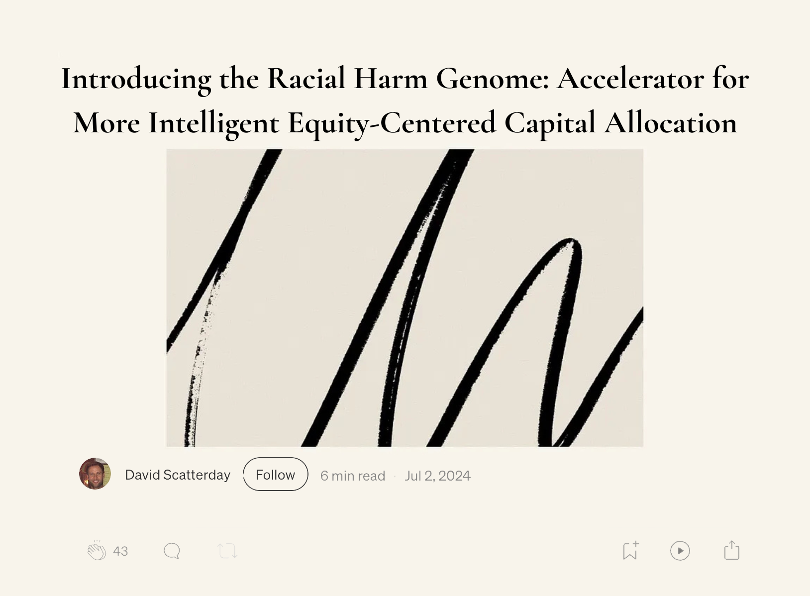 Introducing the Racial Harm Genome - Medium Post by Scatterday & Associates