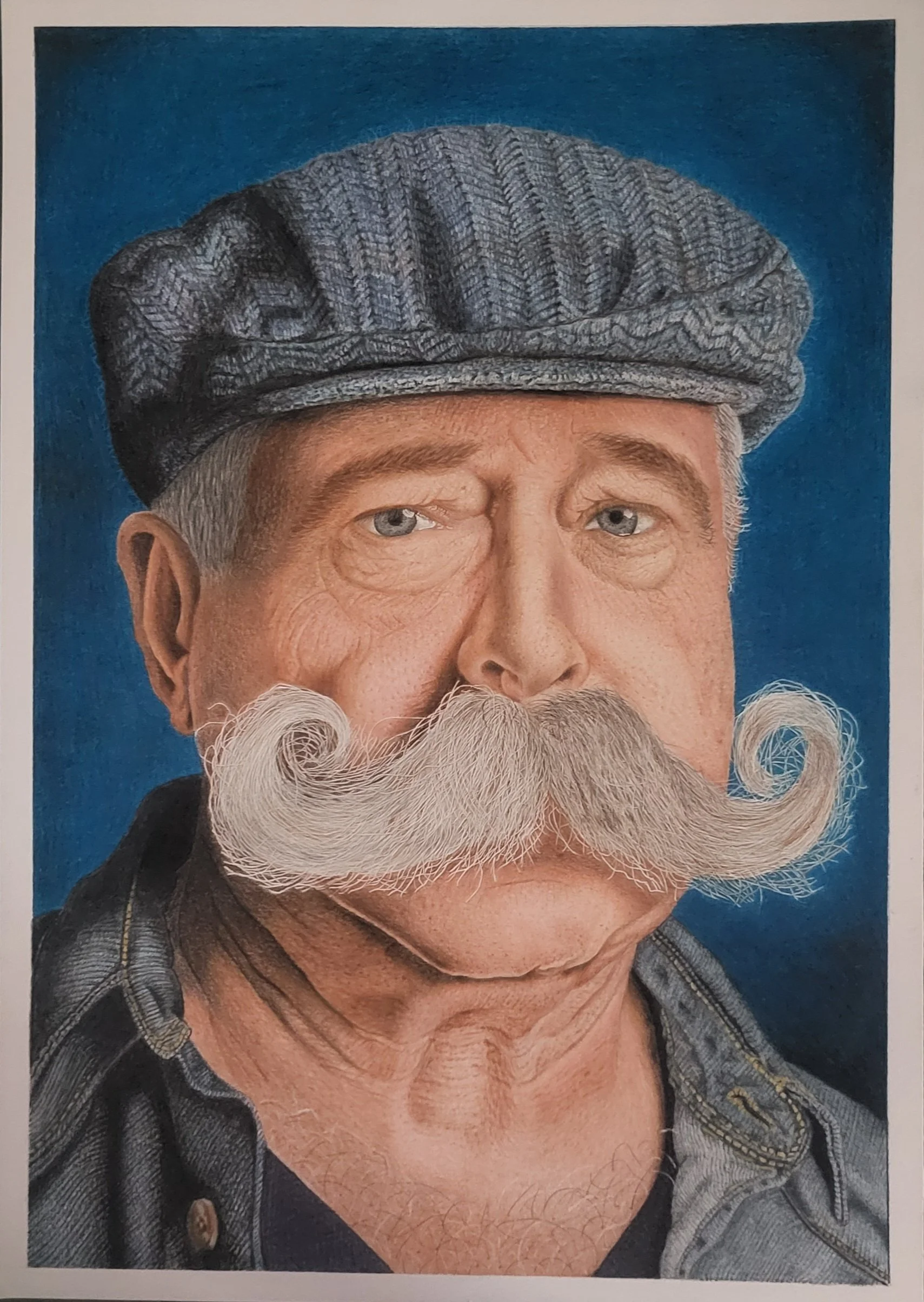 Bigoton Irlandes / Técnica: Lapices de colores / Tamaño: A3 42x29.7 / Hoja: Strathmore Bistrol vellum surface 270 grs.