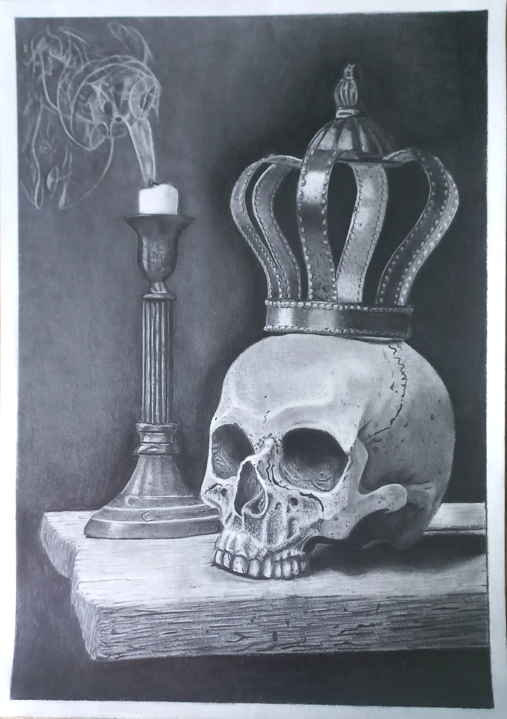 Calavera Vera / Tecnica: Grafito / Tamaño: A3 42x29.7 / Hoja SCHIZZI sketching 120 grs