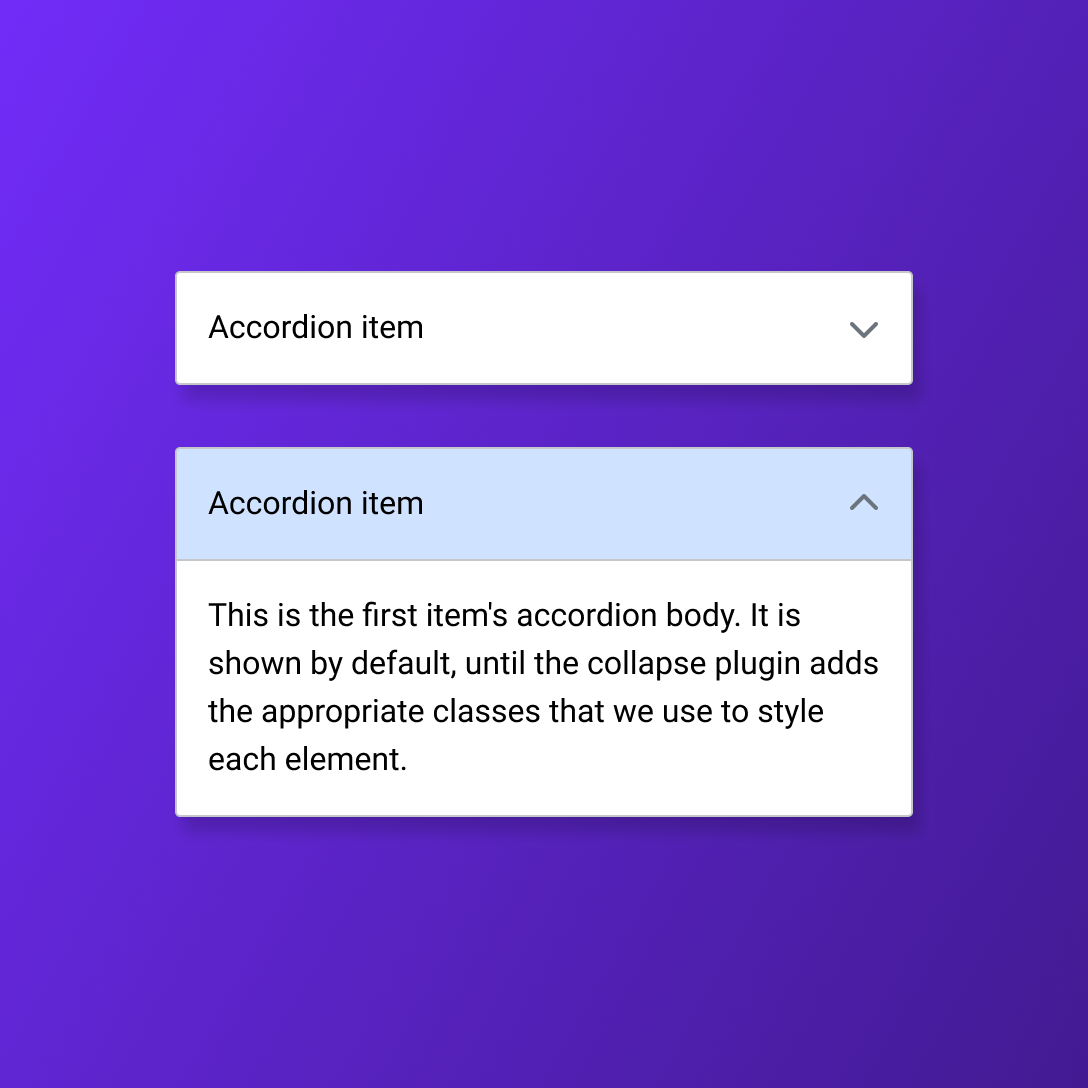Accordion | Bootstrap 5.3