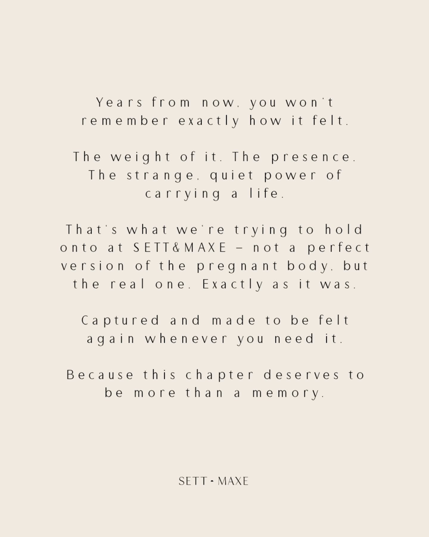 Your motherhood preserved forever! ✨️