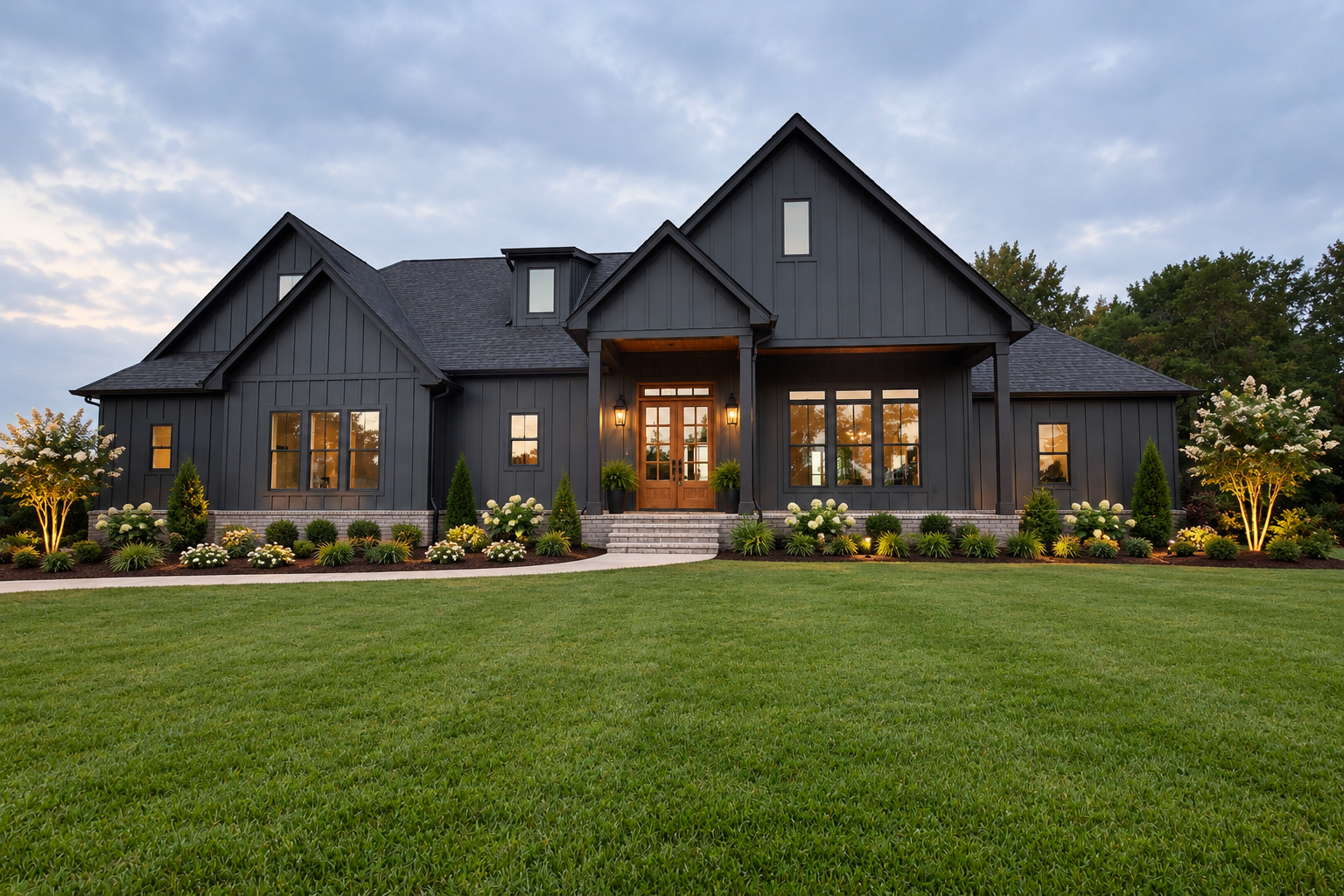 Twilight Modern Farmhouse with Glowing Landscaping (1).png