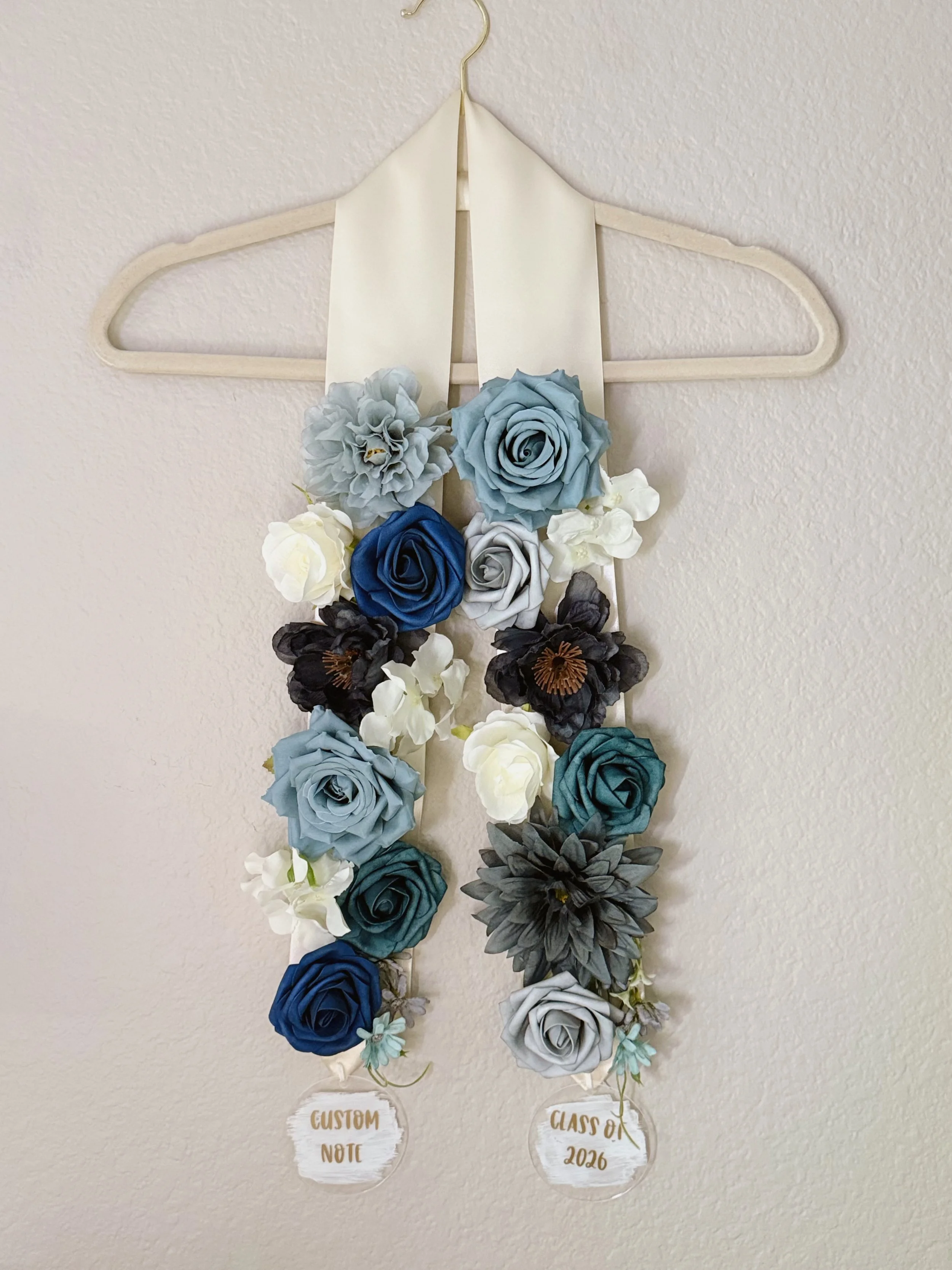 Custom Floral Celebration Graduation Stole