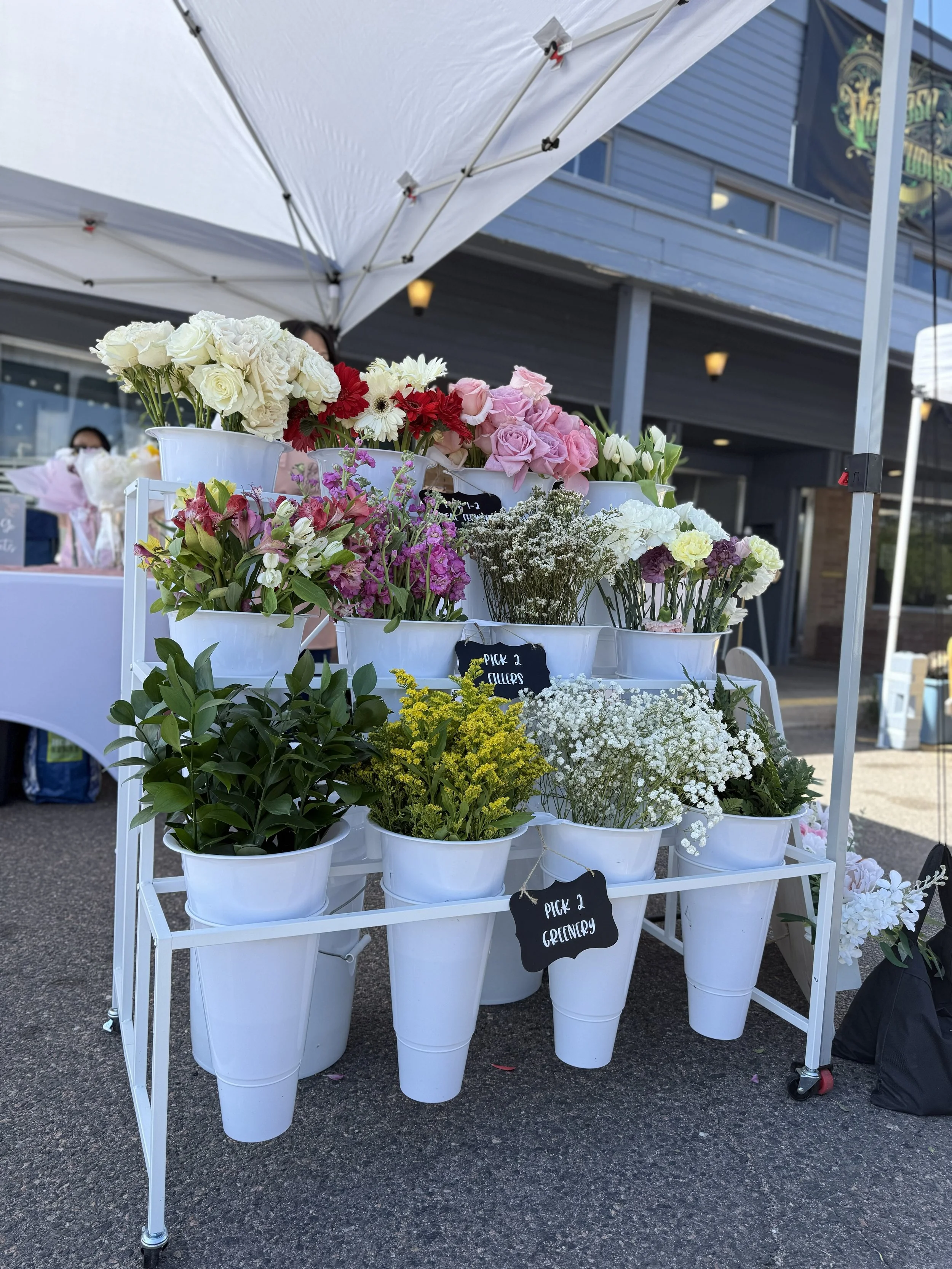 Enchanting Floral Cart - For more information on price go to service link