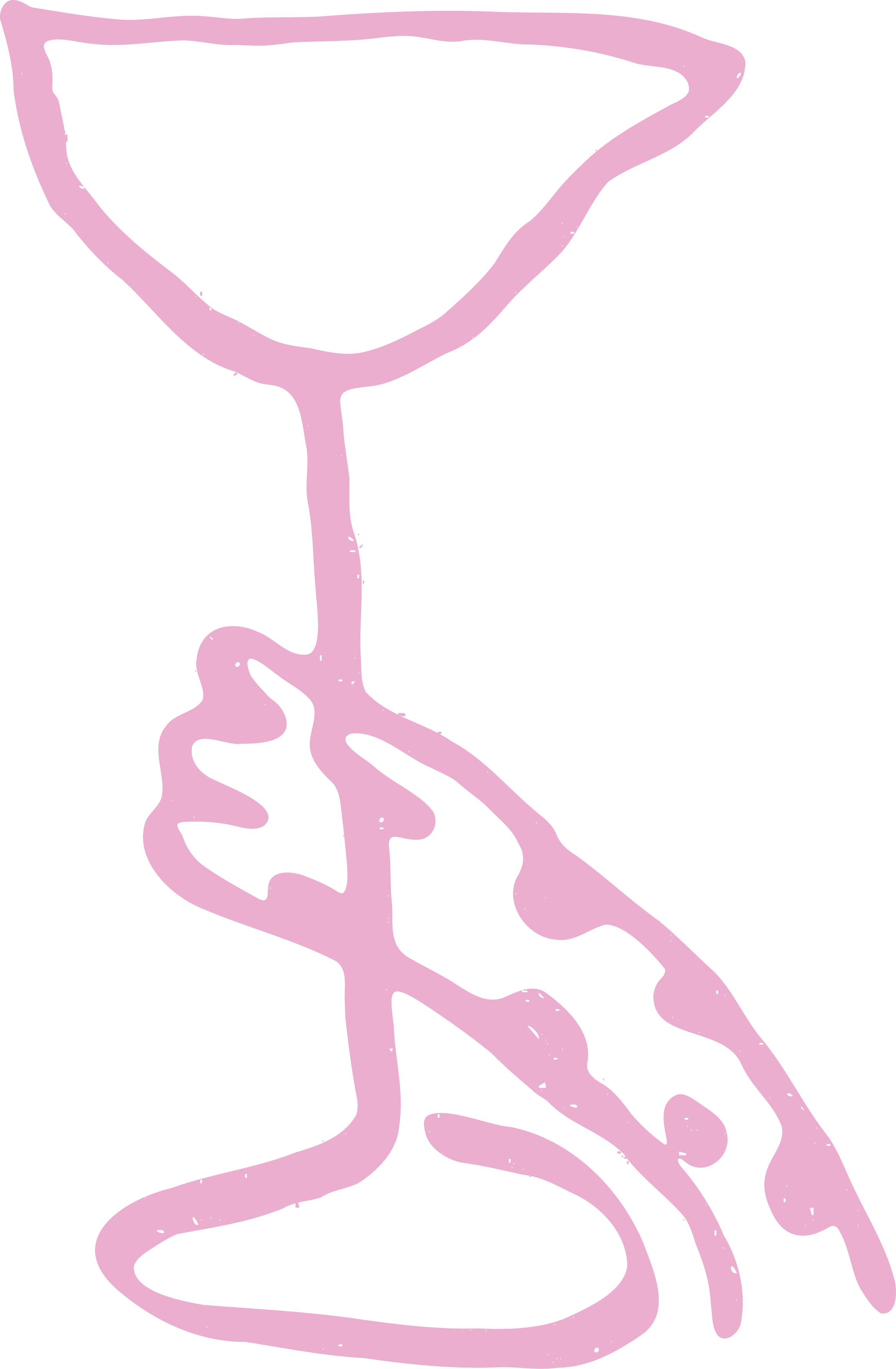 Drawing of a pink and purple Pokemon Poké Ball with a black background.