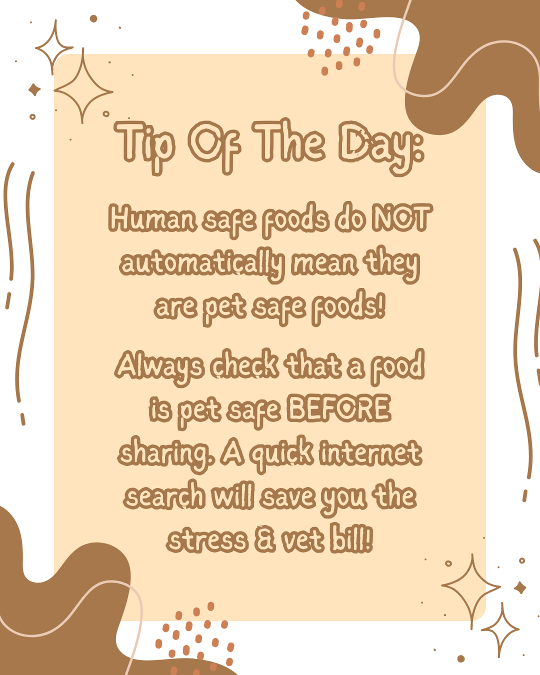 Human Safe Does NOT Always Mean Pet Safe