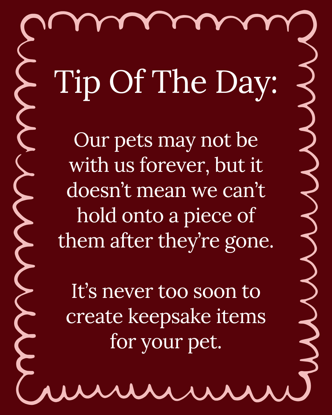 Elder Pet Keepsakes