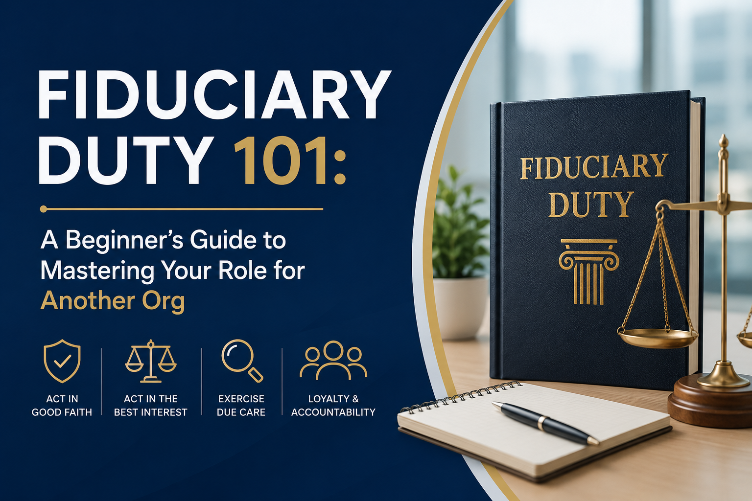 Fiduciary Duty 101: A Beginner’s Guide to Mastering Your Role for Another Org